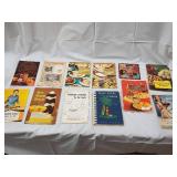 Hamilton Beach Automatic Fry Pan Recipe Book + Vintage Cookbooks Lot