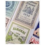 Bell System Telephone Almanac Lot - 1934, 1937, 1956, 1959 Almanacs & 1950s Quick Magazines