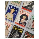 Bell System Telephone Almanac Lot - 1934, 1937, 1956, 1959 Almanacs & 1950s Quick Magazines