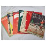 Kiddies Christmas Vintage Magazine Bundle - Assorted Holiday Issues (Lot of 9)