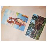 Vintage Valentine Cards & Cut-Outs Lot - Animal & Kid Themes