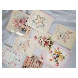 Vintage Greeting Cards Lot - Assorted Birthday, Floral & Baby Designs