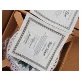 Hamilton Collection Peace Rose Porcelain Plate Set - 9 Gift-Boxed Plates