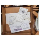 Hamilton Collection Peace Rose Porcelain Plate Set - 9 Gift-Boxed Plates