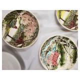 Porcelain Transferware Dinnerware Set - Scenic Village Prints (Cups & Plates)