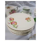 Steelite Floral Dinnerware - Made in England, Assorted Plates, Cups & Saucers
