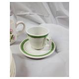 Steelite Floral Dinnerware - Made in England, Assorted Plates, Cups & Saucers
