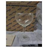 Princess House Crystal Glassware Set - 2 Bowls & 8 Stemware