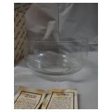 Princess House Crystal Glassware Set - 2 Bowls & 8 Stemware