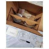 Princess House Crystal Glassware Set - 2 Bowls & 8 Stemware