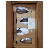 Princess House Crystal Glassware Set - 2 Bowls & 8 Stemware