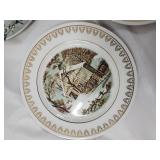 Roy Thomas Collection 8-Piece Limited Edition Plates Set - Birds & Winter Scenes (Japan)