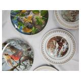 Roy Thomas Collection 8-Piece Limited Edition Plates Set - Birds & Winter Scenes (Japan)