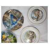 Roy Thomas Collection 8-Piece Limited Edition Plates Set - Birds & Winter Scenes (Japan)