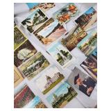 Vintage Postcard & Ephemera Lot - Black & White Cityscapes, Travel Cards, Newspapers & Calendars