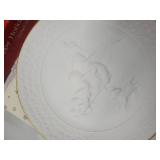 Assorted Christmas Decorative Plates - Winter Scenes & Cardinal Bird Motifs with COA