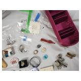 Vintage Costume Jewelry Lot - Earrings, Rings, Brooches, Pendants & Bracelets