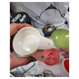 Assorted Kitchenware & Decor Lot - Moka Pot, Boise State Mugs (2), Glass Dish