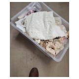 Vintage Lace Linens Assortment - Doilies, Napkins, Crochet Lace & Quilt Pieces