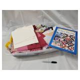 Quilt Fabric Scraps Bundle - Includes Perfect Piecing Pattern Book