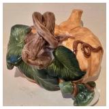 LL-BR - Teapots - Three Ceramic Vegetable Teapots (Carrot, Pumpkin & Corn)