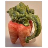 LL-BR - Teapots - Three Ceramic Vegetable Teapots (Carrot, Pumpkin & Corn)