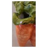 LL-BR - Teapots - Three Ceramic Vegetable Teapots (Carrot, Pumpkin & Corn)