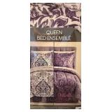 LL-BR - Fairfield Square Collection Queen Bed Ensemble - 8-Piece Reversible Comforter Set