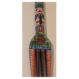 LL-BR - MV-05 Vase - Hand-Painted Philippine Decor, 12 Inches Tall, Includes Utensils