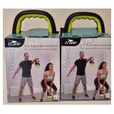 LL-BR - Crane Fitness 12 lb Adjustable Kettlebell - New in Box (Lot of 2)