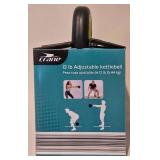 LL-BR - Crane Fitness 12 lb Adjustable Kettlebell - New in Box (Lot of 2)