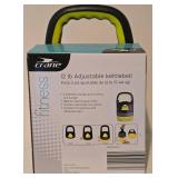 LL-BR - Crane Fitness 12 lb Adjustable Kettlebell - New in Box (Lot of 2)