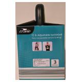 LL-BR - Crane Fitness 12 lb Adjustable Kettlebell - New in Box (Lot of 2)