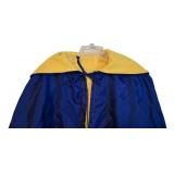 LL-BR - Cape Hooded Blue with Yellow Lining - 58-Inch Length