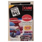 LL-BR - Space Bag Vacuum-Seal Storage Bags (2-Pack) - 15-Cube Maple Stackable Organizer - Easy Hang Closet Rod Lot