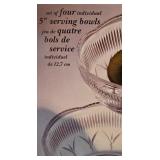 LL-BR - Selecta 7-Piece Glass Serving Bowls Set - Macedonia Servizio (2-Pack)