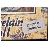 LL-FR - Dmitri & Natasha Porcelain Dolls - Hand-painted 14.5 in. tall - Set of 2