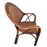 LL-FR - Rattan Woven Outdoor Patio Set - Loveseat + 2 Chairs + Table