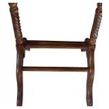 LL- FR - Vintage Wooden Valet Stand with Drawer