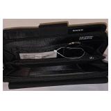 LL- FR - Tyler Rodham Handbag Set - Black Tote, Nine West Crossbody & Wallet (3-Pc)