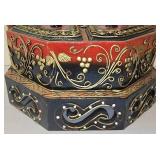 LL-BR - Bento Lunch Box Hexagonal Wooden Stand