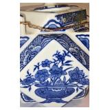 Blue & White Flower Vases - 3.5-in. Tall - 6-Piece Set