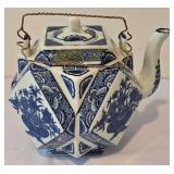 Blue & White Flower Vases - 3.5-in. Tall - 6-Piece Set