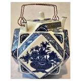 Blue & White Flower Vases - 3.5-in. Tall - 6-Piece Set