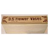 Blue & White Flower Vases - 3.5-in. Tall - 6-Piece Set