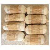 LL-FR - Bolster Pillows - Zippered Covers 7.5 x 16 in. (Lot of 6)