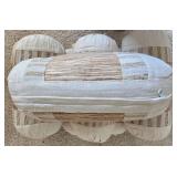 LL-FR - Bolster Pillows - Zippered Covers 7.5 x 16 in. (Lot of 6)