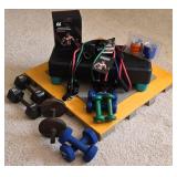 LL-FR - Body System Exercise Platform 29.75-Inch Square Base w/ 11x25-Inch Step + Weight & Band Set