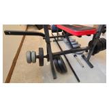 LL-FR - Weider Pro Weight Bench Set with Weights