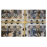 LL-FR - Placemats & Napkins Set - 4 Placemats (12.5 x 17.5 in) + 2 Napkin Sets + 4 Pillow Covers